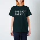 Plastic-EarthのONE SHOT,ONE KILL Regular Fit T-Shirt