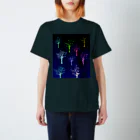R☆worldのイルミネーション光る冬の枯れ木 Regular Fit T-Shirt