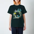 青いことり工房@徐行運転のbudgies green Regular Fit T-Shirt