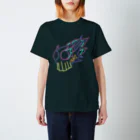 YAGEN's Baseのがいこつとほのお Skull and flame 80's スタンダードTシャツ