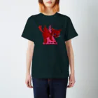 LONESOME TYPE ススの威嚇ネコ スタンダードTシャツ