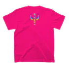 💖宇宙整体♪🌈♪こころからだチャンネル♪💖のcosmicmeditation rainbow  wing スタンダードTシャツの裏面