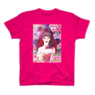 💖宇宙整体♪🌈♪こころからだチャンネル♪💖のuniversalPrincess 紅の女神様 スタンダードTシャツ