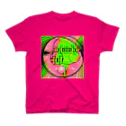 egg Artworks & the cocaine's pixのGreen Child in Circle スタンダードTシャツ