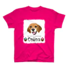 イラストカフェ（ビーグル）のビーグルのパピーCollon スタンダードTシャツ