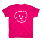 miroの白抜きの犬くん Regular Fit T-Shirt