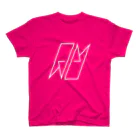 AUCHのAUCH ロゴTシャツ ピンク Regular Fit T-Shirt