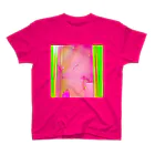 NEON LIGHT STARSの桃色シャワー/バナナグリーンドア Regular Fit T-Shirt