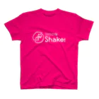 nowhitonの【DOGGYM Shake!】シンプルロゴ（白） スタンダードTシャツ