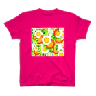 ✨🌈✨ユラクラカン🇯🇵 ✨🌈✨の🥗ご機嫌サラダDAY🥗 スタンダードTシャツ