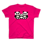 　Ma cocotte （まここっと）のパンダの親子 Regular Fit T-Shirt