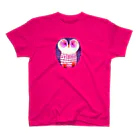 segasworksの pink owl(colorful owl no.2) Regular Fit T-Shirt