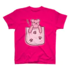 AURA_HYSTERICAのBear_in_the_Pocket スタンダードTシャツ