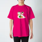 コケシ雑貨のmiu.laboのハトブエ＆こけしちゃん Regular Fit T-Shirt