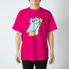 うにゃん本社のねこのパチきらきら星 スタンダードTシャツ