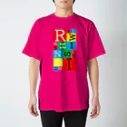 れいわビギナーズのランダムアルファベット スタンダードTシャツ