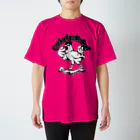 Cɐkeccooのアメリカンテイストチキン-ブラック Regular Fit T-Shirt