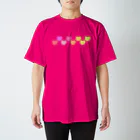 🐸かえるさんと仲間たち🐸のシルエットのかえるさん（パステルカラー） Regular Fit T-Shirt