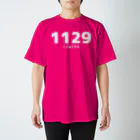 川坊主・５６支店の語呂Ｔ『１１２９／イイ肉』★片面 Regular Fit T-Shirt