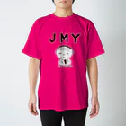 NIKORASU GOのユーモアデザイン「ＪＭＹ（実はまぢやばい）」 スタンダードTシャツ