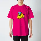 のおとのねずみとチーズとみずいろ スタンダードTシャツ