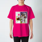 まちゃのヤンチャ猫3匹 スタンダードTシャツ