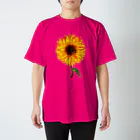 fumitoshi&youの花シリーズ【向日葵】 スタンダードTシャツ