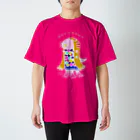 きょんここSHOPの【両面】うぱあまびえTシャツ（白線）ver.2 スタンダードTシャツ