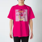 はたルーシーくみこ専門店街のピンクモンスター　半袖Tシャツ スタンダードTシャツ