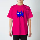 きょうは、なにをきようか。のねこですから。青 Regular Fit T-Shirt