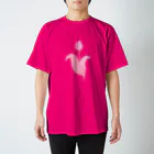 レモンスカッシュの泡のピンクグラデーションチューリップ Regular Fit T-Shirt