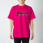 🤍一ノ瀬 彩 🐇⸒⸒ suzuri支店🤍の一ノ瀬彩:LOGO_POP_PINK【英語】 スタンダードTシャツ