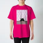 キャッツハンド：suzuriショップの黒猫PUKU Regular Fit T-Shirt