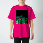 井口舞子の夏の夜道と植物 スタンダードTシャツ