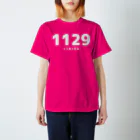 川坊主・５６支店の語呂Ｔ『１１２９／イイ肉』★片面 Regular Fit T-Shirt