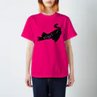 necocoaののびねこ streeetch cat Regular Fit T-Shirt