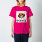 イラストカフェ（ビーグル）のビーグルのパピーCollon スタンダードTシャツ