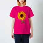 fumitoshi&youの花シリーズ【向日葵】 スタンダードTシャツ