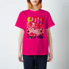 pinkpaletteのピンクverヤミネコチャンネル スタンダードTシャツ