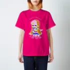 きょんここSHOPの【両面】うぱあまびえTシャツ（白線）ver.2 スタンダードTシャツ