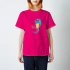 Zipply × Hachucliの癒しのブルーゲッコー Regular Fit T-Shirt