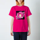 どるちぇ＊うさぎの《ボタニカル》＊芝桜×ひつじ＊誕生日花 スタンダードTシャツ