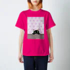 キャッツハンド：suzuriショップの黒猫PUKU Regular Fit T-Shirt