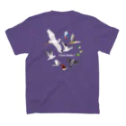 エダマメトイチ雑貨店のI love birds D 特大   スタンダードTシャツの裏面