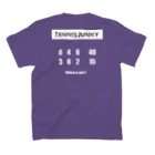 TENNIS JYUNKYの40.TENNIS JUNKY Which is you Tシャツ Regular Fit T-Shirtの裏面