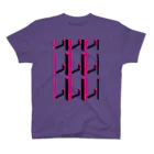 nhiskinnyのpurple スタンダードTシャツ