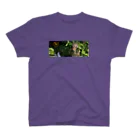【リスの店】動物を好きな全ての人が豊な人生を送るための雑貨屋◆にこらびの【サロベツのエゾシマリス】もっともっと笑顔輝く Regular Fit T-Shirt