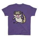 Funny Reptile Artののほほんサバモニ スタンダードTシャツ