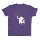 おばけ商店のおばけTシャツ＜ネギを信仰する猫又＞ Regular Fit T-Shirt