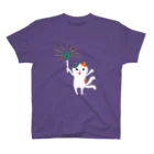 おばけ商店のおばけTシャツ＜ネギを信仰する猫又＞ スタンダードTシャツ